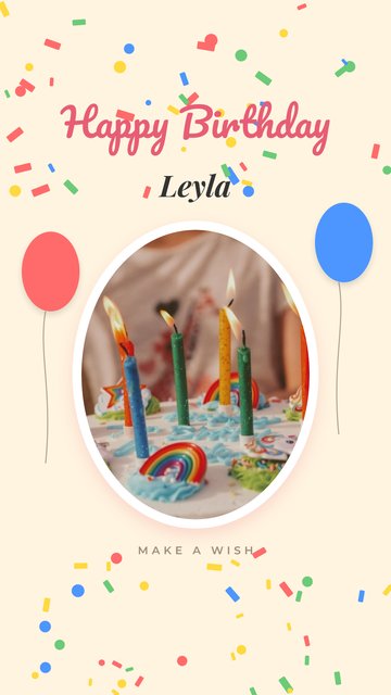 Confetti Party – Geburtstag: Instagram-Story-Vorlagen