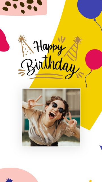 Balloon Party – Birthday Instagram story templates