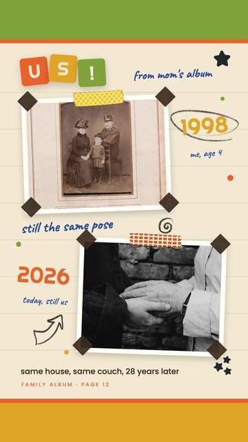 Still Same Pose – Friends & Family Instagram story templates
