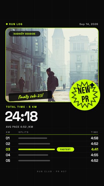 New PR Splits – Modèles de stories Instagram : sport