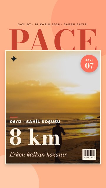 Sunrise Run Cover – Magazine & Film Instagram story templates