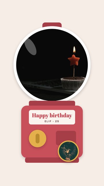Gumball Machine – Modèles de stories Instagram : anniversaire