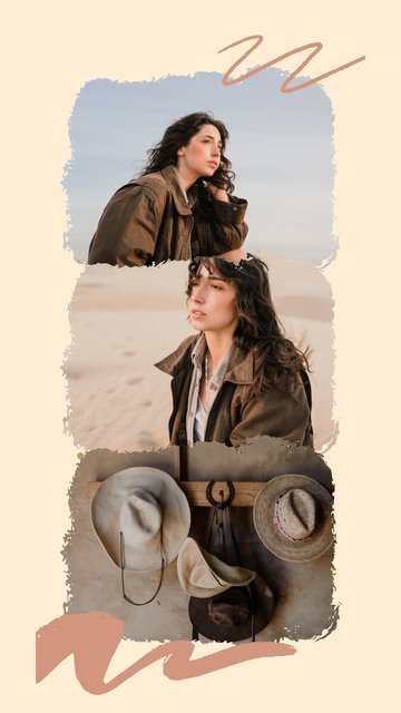 Desert Brush – Scrapbook Instagram story templates