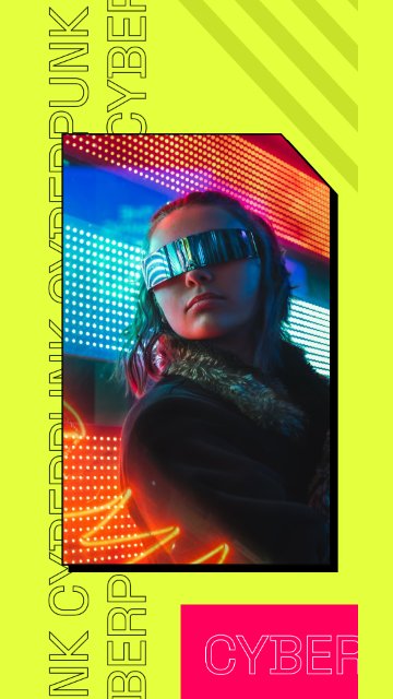 Neon Future – Fun Instagram story templates