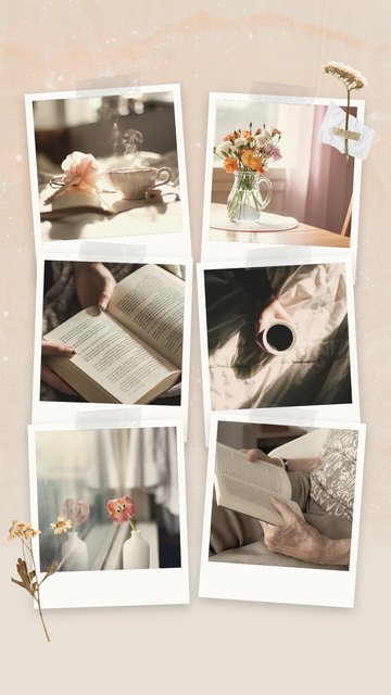 Polaroid Wall – Scrapbook Instagram story templates