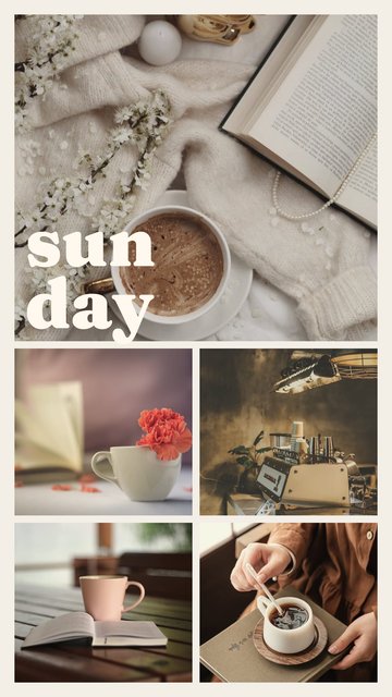 Sunday Grid – Modèles de stories Instagram : photo dump