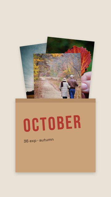 October Prints – Modelos de resumo do mês para stories do Instagram