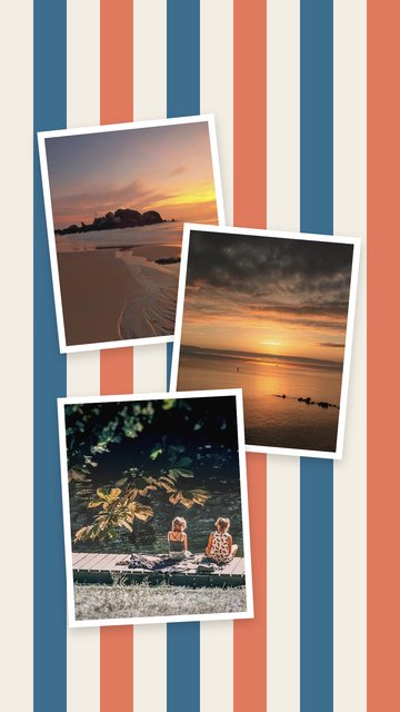 Beach Towel – Seasons Instagram story templates