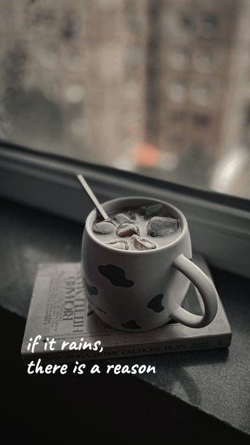 Rain Note – Sprüche: Instagram-Story-Vorlagen