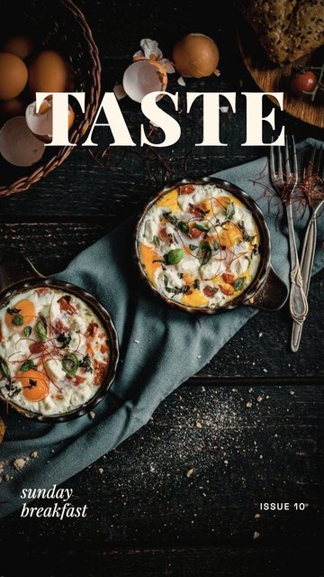 Food Magazine – Essen: Instagram-Story-Vorlagen