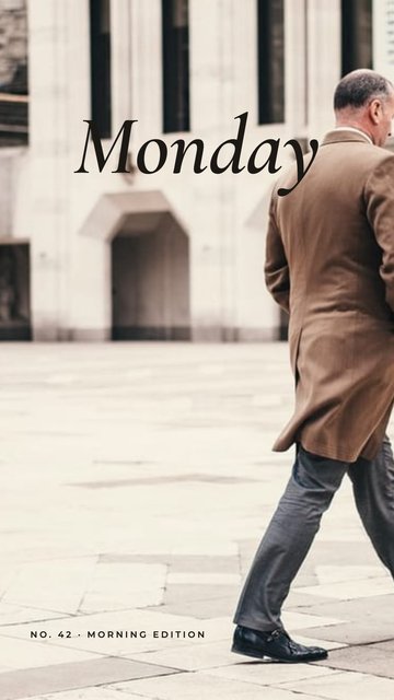 Monday – Magazine & Film Instagram story templates
