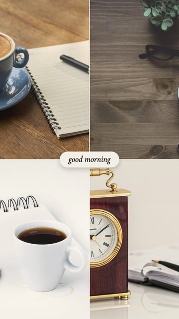 Good Morning – Modèles de stories Instagram : minimalistes