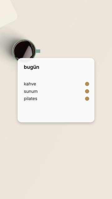Today – Minimal Instagram story templates
