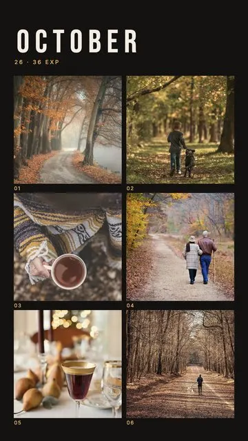 October · Contact Sheet