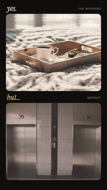 Yes… But · Monday – Modèles de stories Instagram : fun
