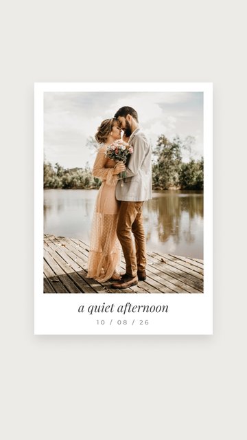 Quiet Afternoon – Modelos de amor para stories do Instagram