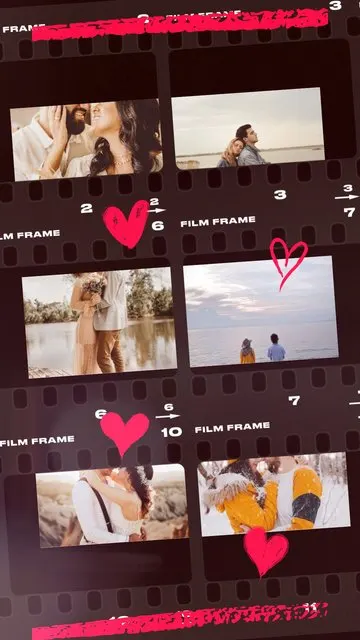 Love Film Strip