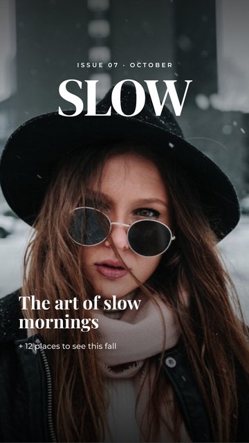 Cover Story – Magazine & Film Instagram story templates
