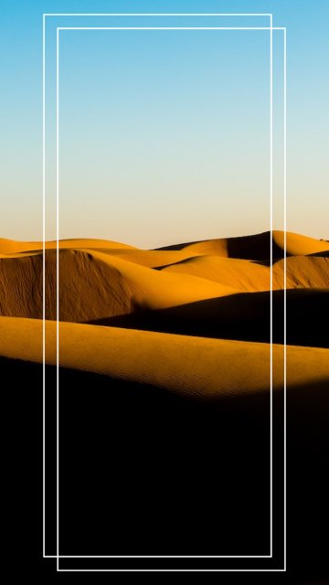 Desert Frame – Minimal Instagram story templates
