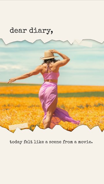 Dear Diary – Scrapbook Instagram story templates