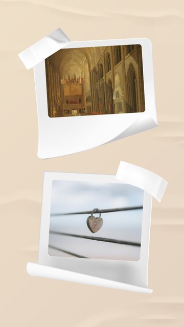 Beige Paper Memories – Scrapbook Instagram story templates