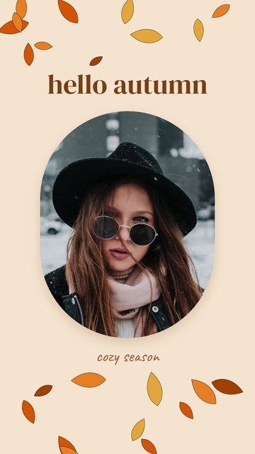 Autumn Leaves – Modelos de estações para stories do Instagram