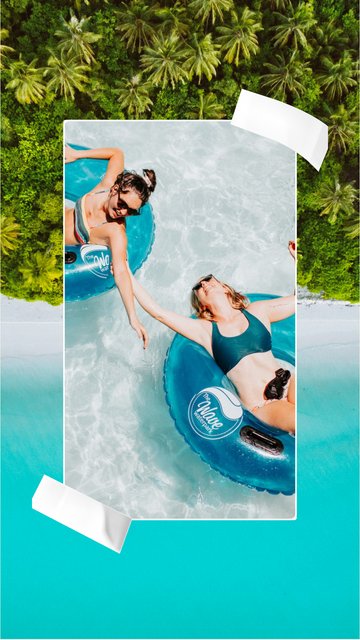 Turquoise Summer – Modèles de stories Instagram : saisons