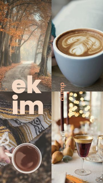 Ekim Dump – Aylık Özet Instagram story şablonları