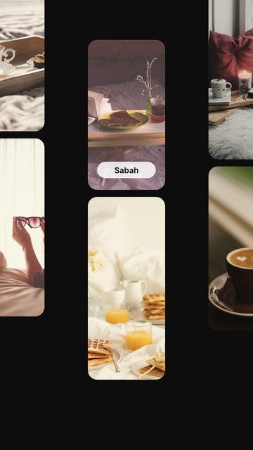 Sabah Galerisi – Photo Dump Instagram story şablonları