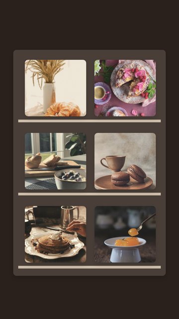 Fırın Vitrini – Yemek Instagram story şablonları