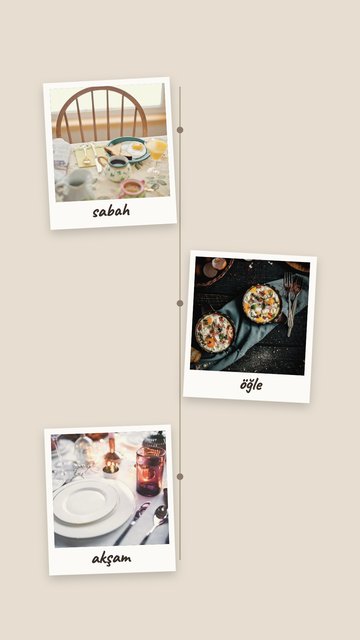 Günün Öğünleri – Yemek Instagram story şablonları