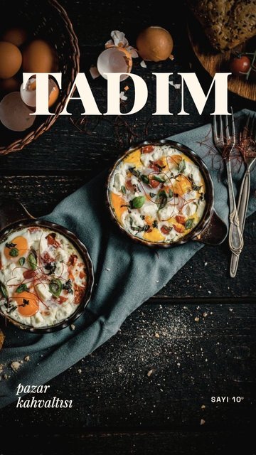 Yemek Dergisi – Yemek Instagram story şablonları