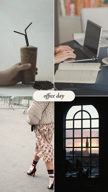 Office Day – Photo Dump Instagram story şablonları