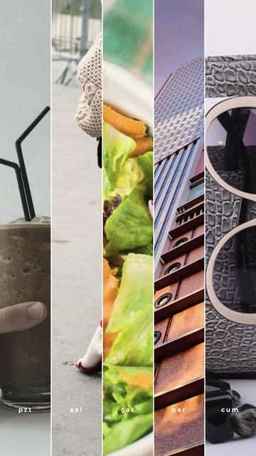 İş Haftası – Photo Dump Instagram story şablonları
