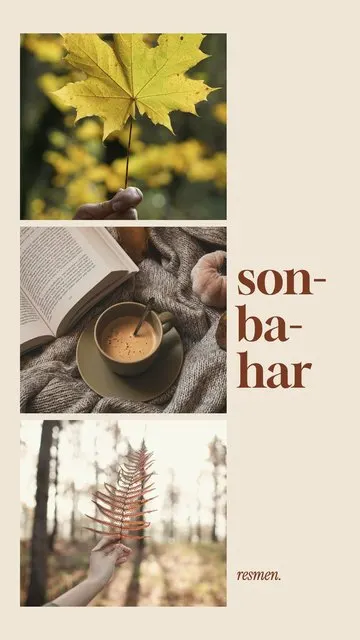 Resmen Sonbahar · Son-ba-har
