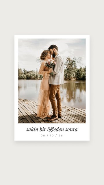 Sakin Öğleden Sonra – Aşk Instagram story şablonları
