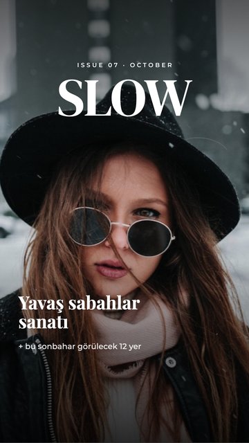 Dergi Kapağı – Dergi & Film Instagram story şablonları