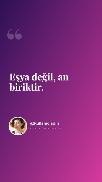 Mor Alıntı – Sözler Instagram story şablonları