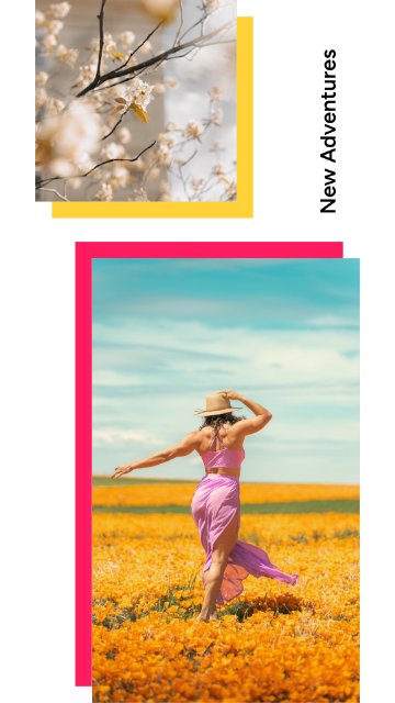 Colorful Getaway – Modèles de stories Instagram : saisons