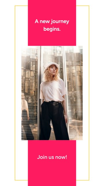 Pink Stripe – Plantillas de negocios para historias de Instagram